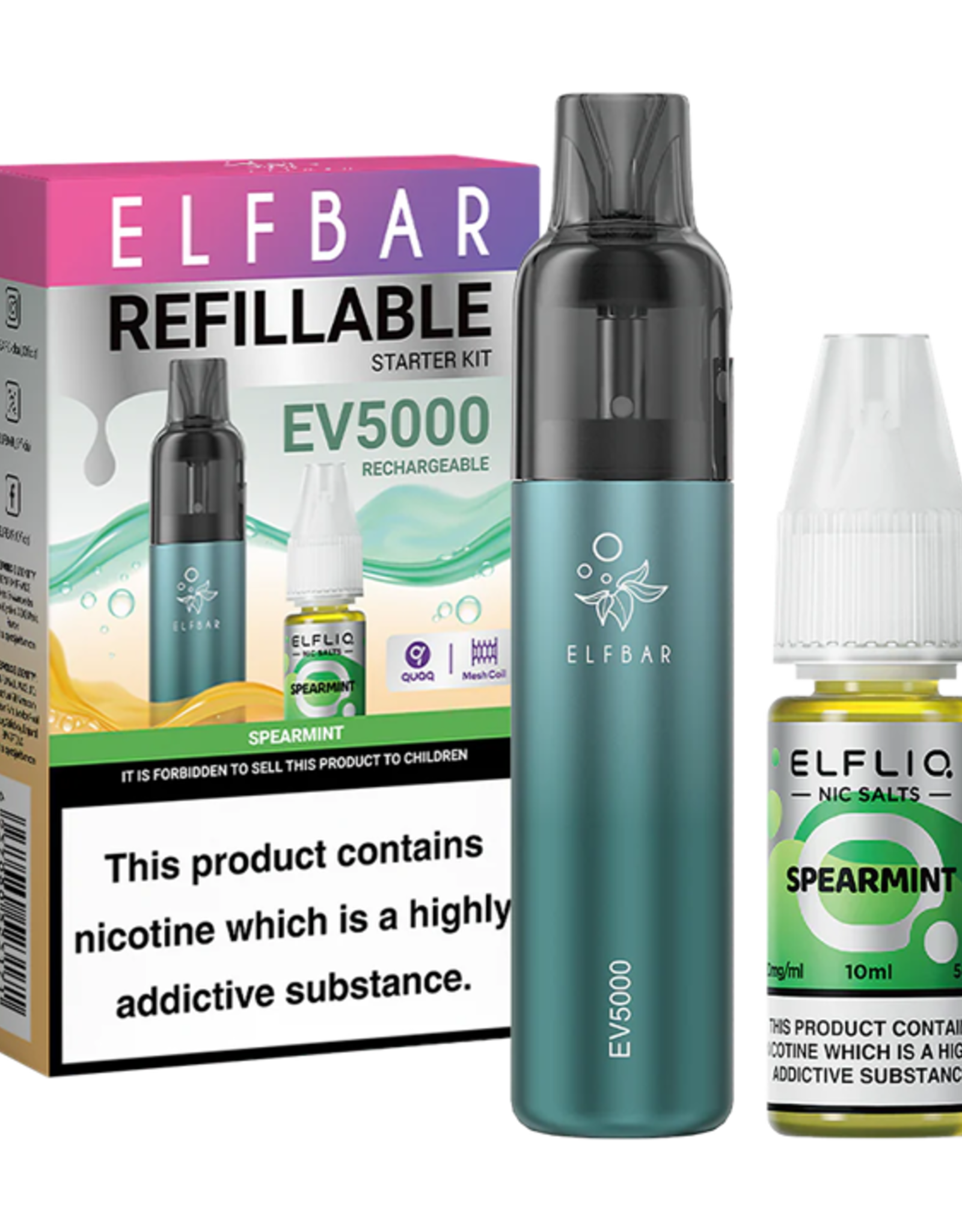 Elf Bar Elf Bar EV5000 Refillable POD Kit Spearmint