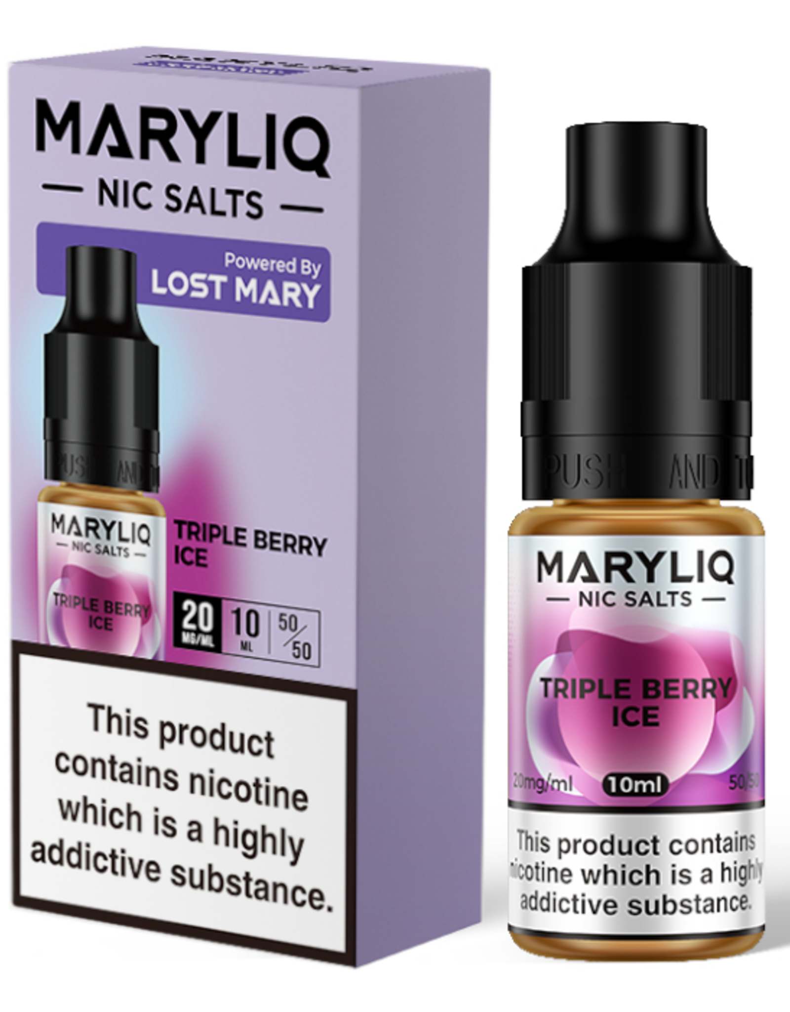 Lost Mary Lost Mary MARYLIQ Nic Salts - Triple Berry Ice - 10ml