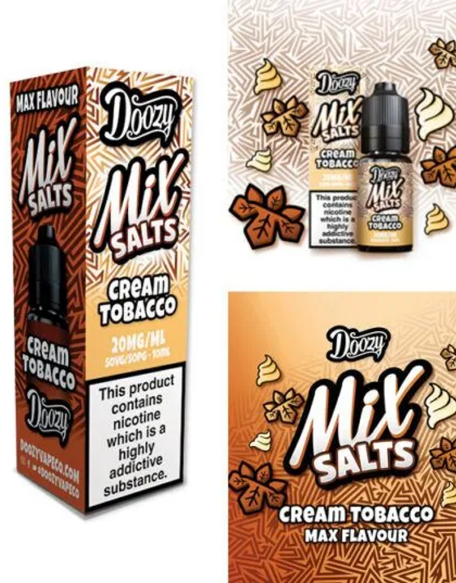 Doozy Vape Doozy Mix Salts - Cream Tobacco 10ml