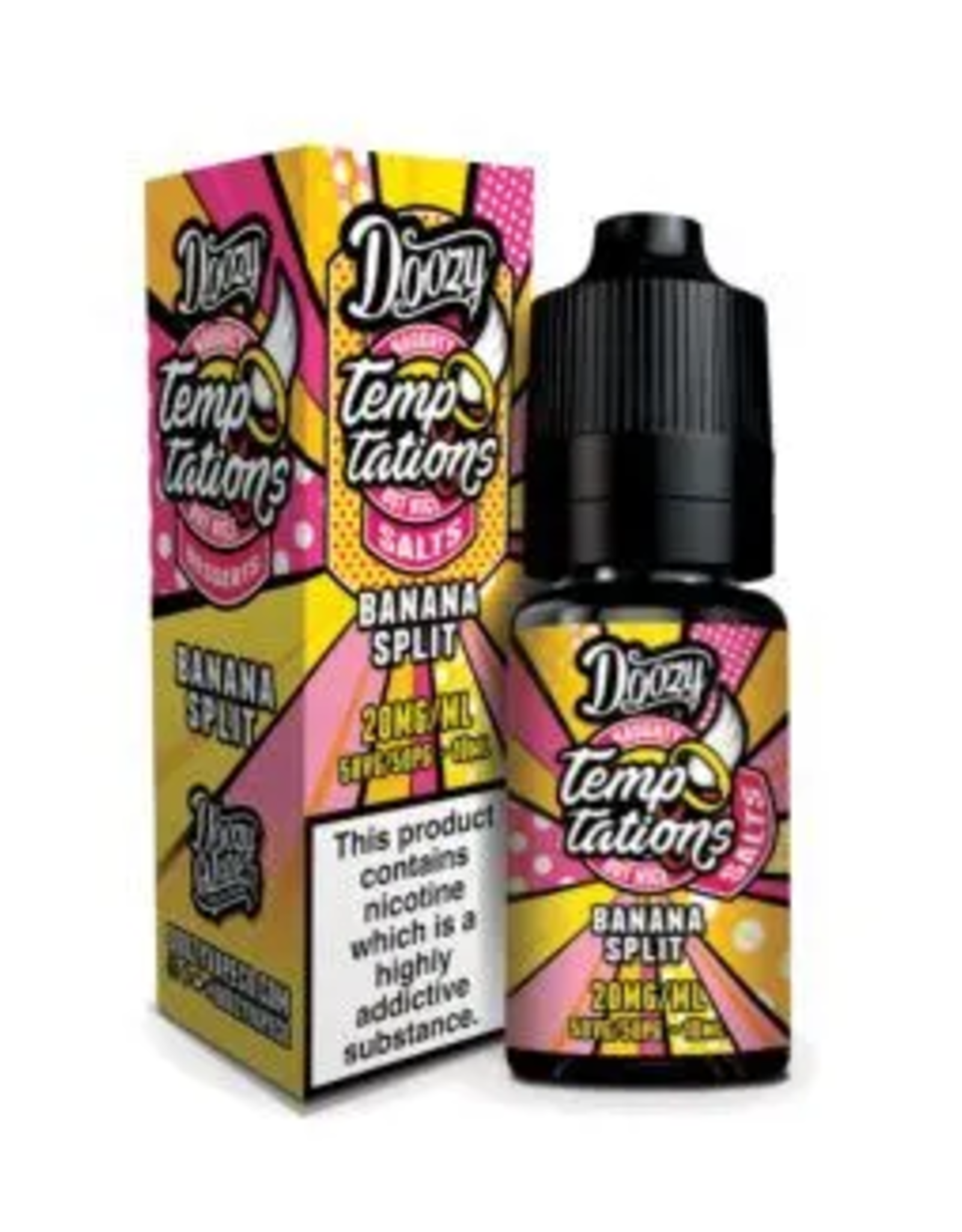 Doozy Vape Doozy Temptations - Banana Split 10ml Nic Salts