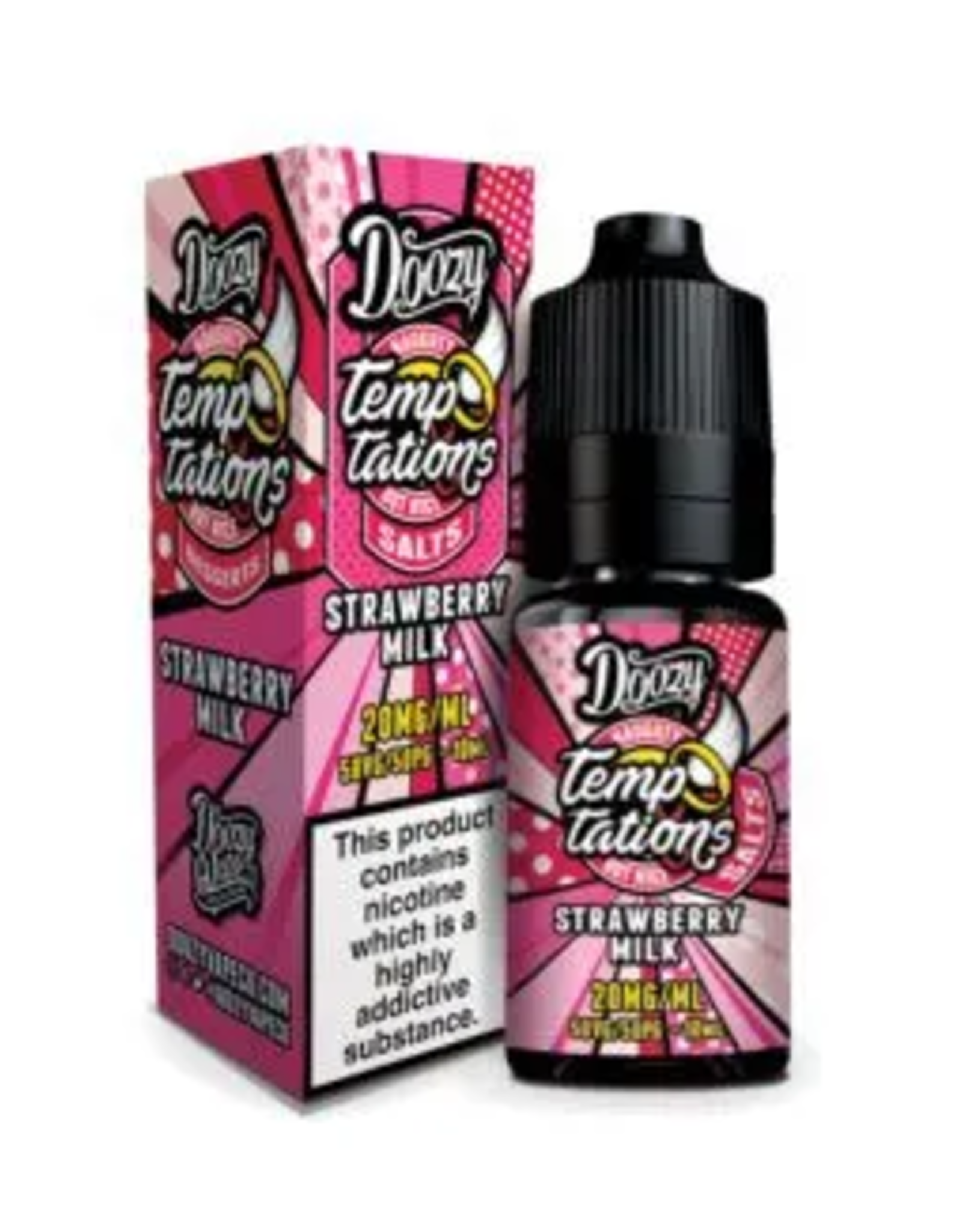 Doozy Vape Doozy Temptations - Strawberry Milk 10ml Nic Salts