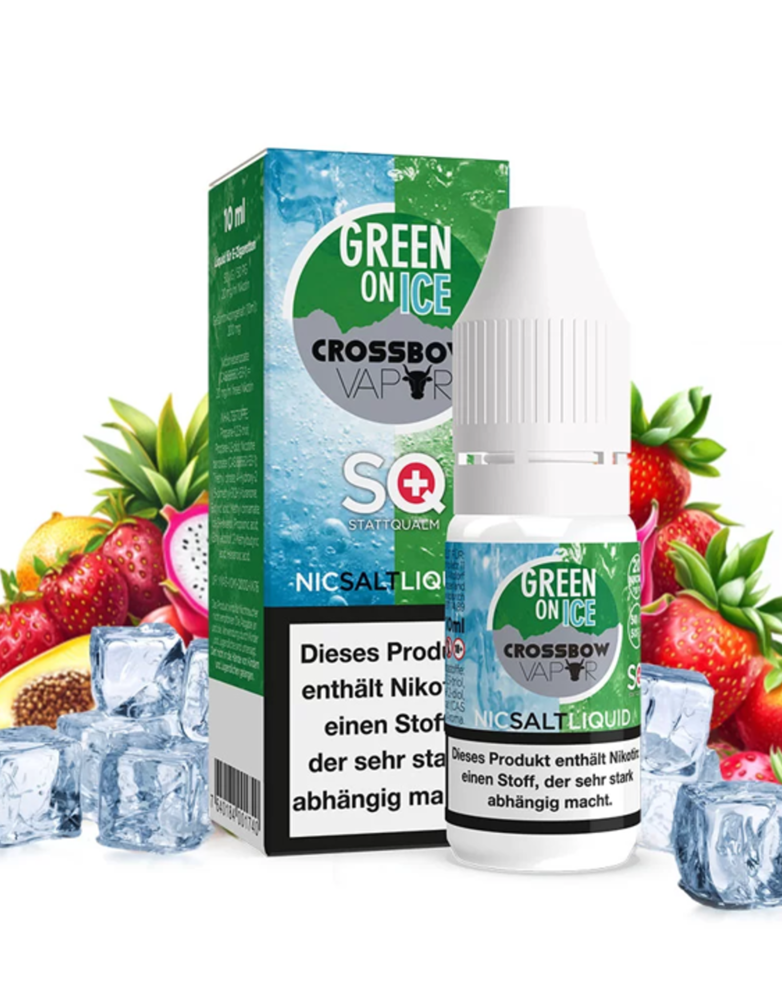 Crossbow Crossbow - Green on Ice - Nikotin Salz Liquid 10ml 20mg