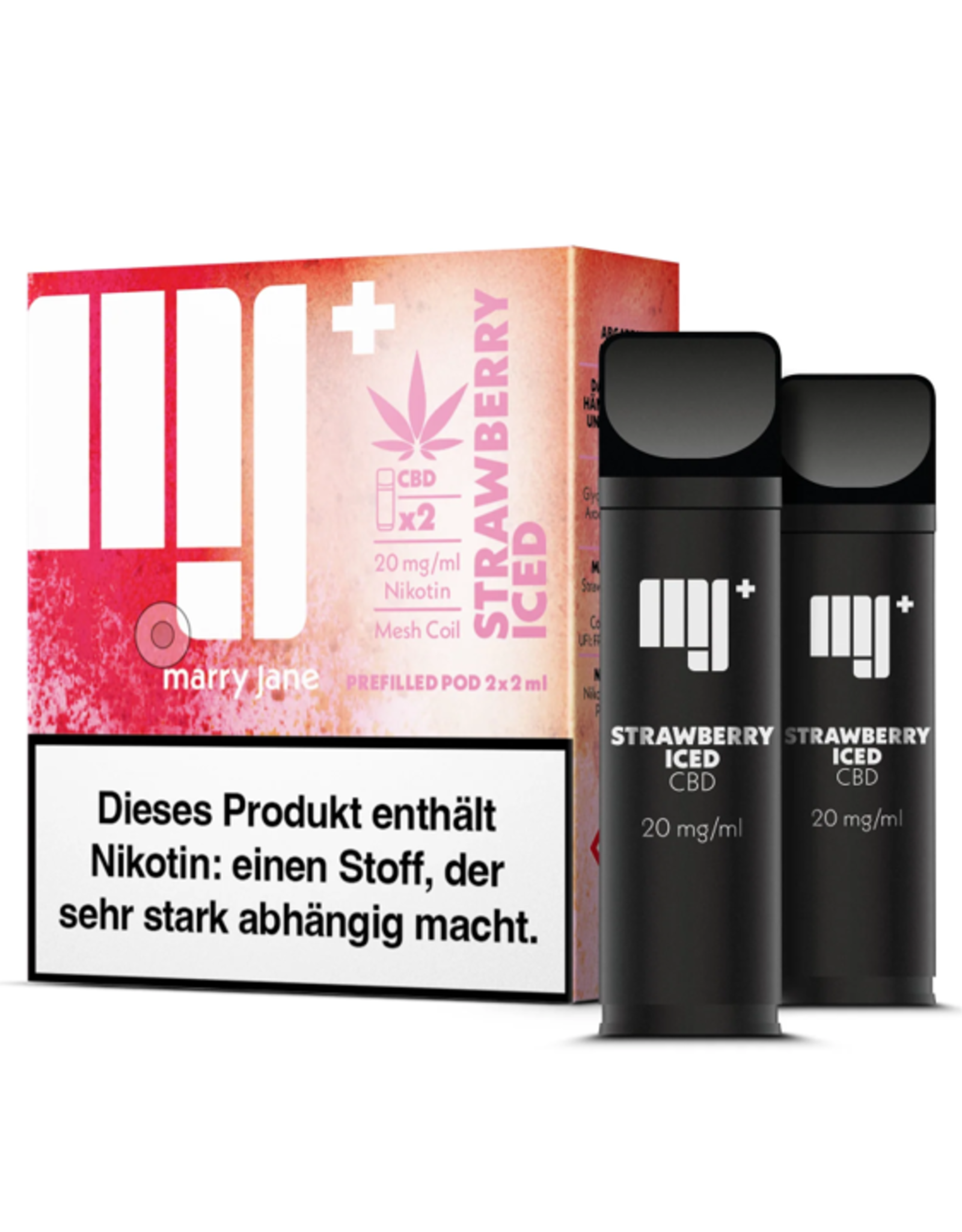 marry jane Marry Jane - Strawberry Iced CBD & Nikotinsalz (2er-pack)
