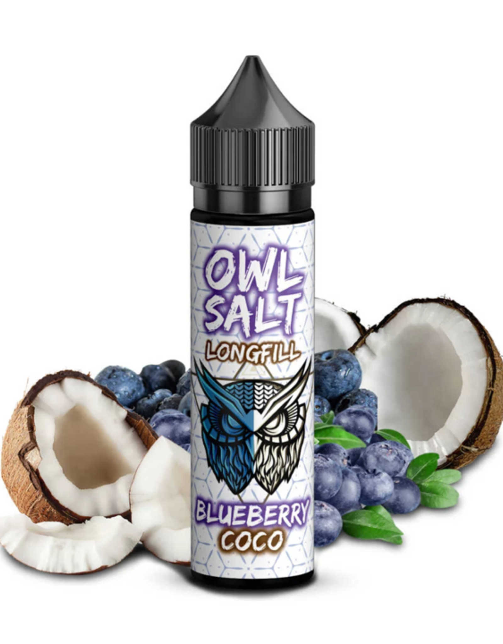 OWL OWL Salt - Blueberry Coco Longfill 10ml in 60ml Flasche