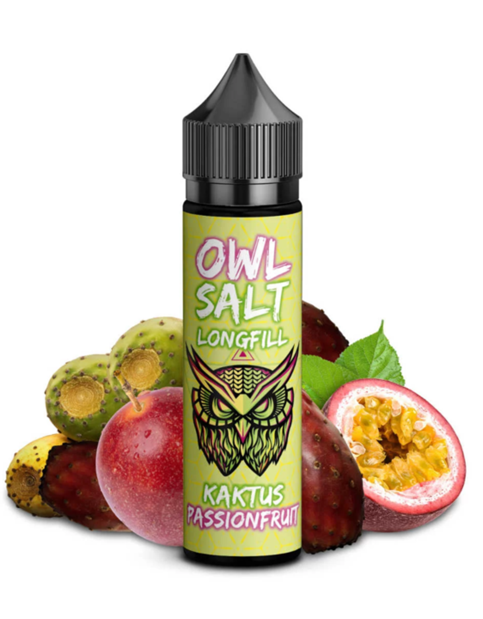 OWL OWL Salt - Kaktus Passionfruit Longfill 10ml in 60ml Flasche