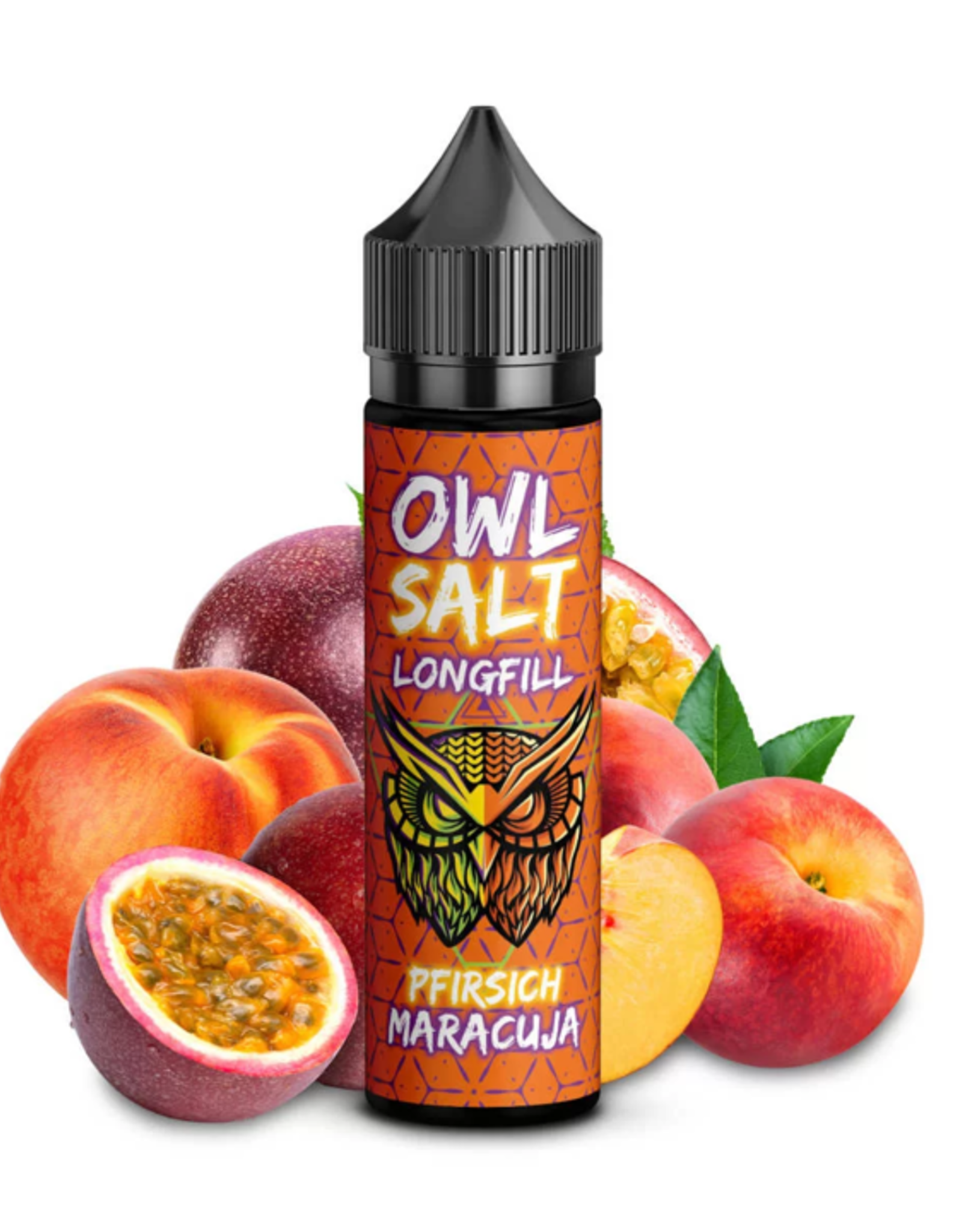 OWL OWL Salt - Pfirsich Maracuja Longfill 10ml in 60ml Flasche