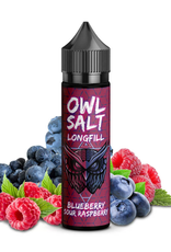 OWL OWL Salt - Blueberry Sour Raspberry Longfill 10ml in 60ml Flasche