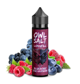OWL OWL Salt - Blueberry Sour Raspberry Longfill 10ml in 60ml Flasche