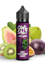 OWL OWL Salt - Kiwi Passionfruit Guava Longfill 10ml in 60ml Flasche