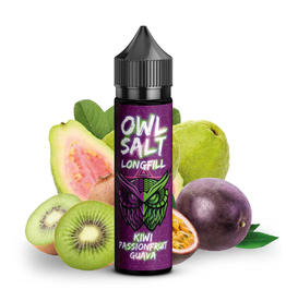 OWL OWL Salt - Kiwi Passionfruit Guava Longfill 10ml in 60ml Flasche