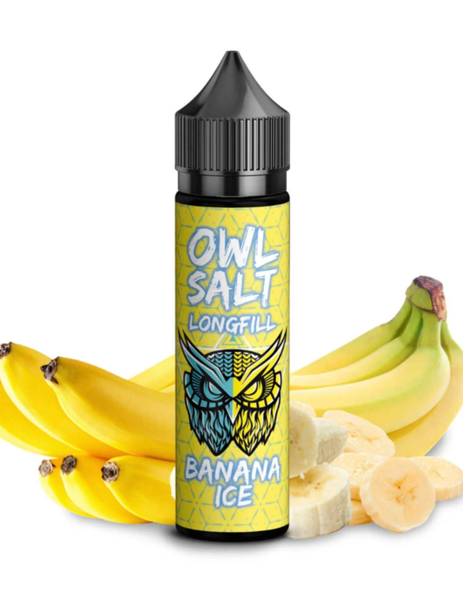 OWL OWL Salt - Banana Ice Longfill 10ml in 60ml Flasche