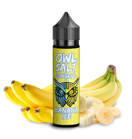 OWL OWL Salt - Banana Ice Longfill 10ml in 60ml Flasche
