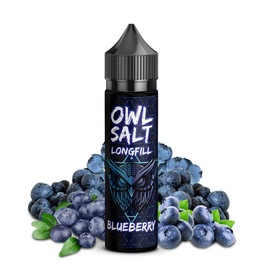 OWL OWL Salt - Blueberry Longfill 10ml in 60ml Flasche