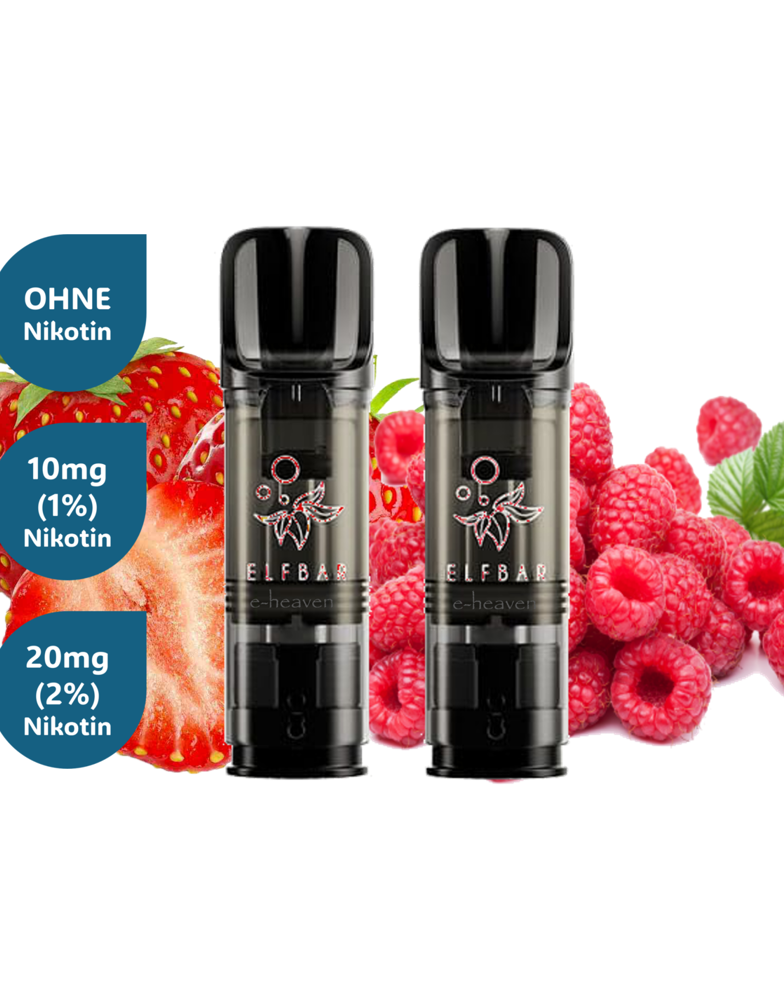 Elf Bar Elf Bar Elfa PRO PODs - Strawberry Raspberry (2er-pack)