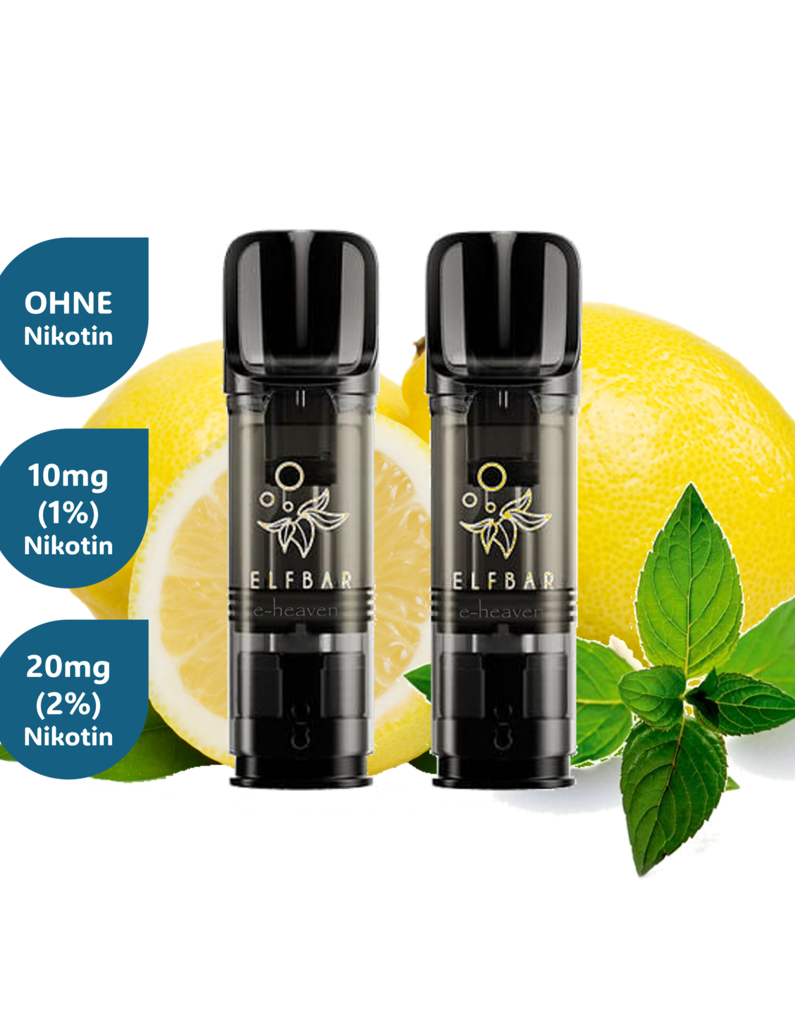 Elf Bar Elf Bar Elfa PRO PODs - Lemon Mint (2er-pack)