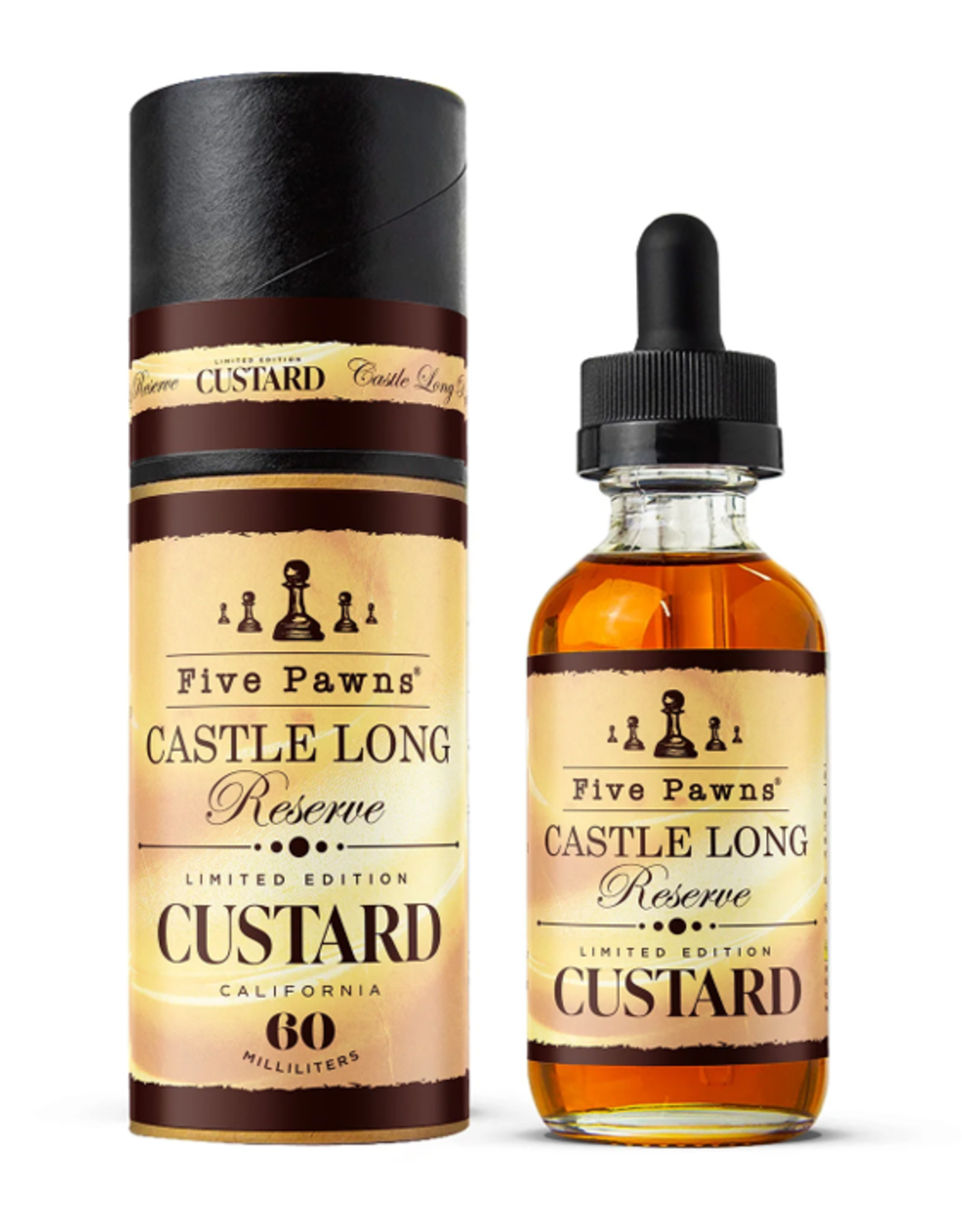 Five Pawns Five Pawns - Castle Long Reserve - Custard 50ml Shortfill