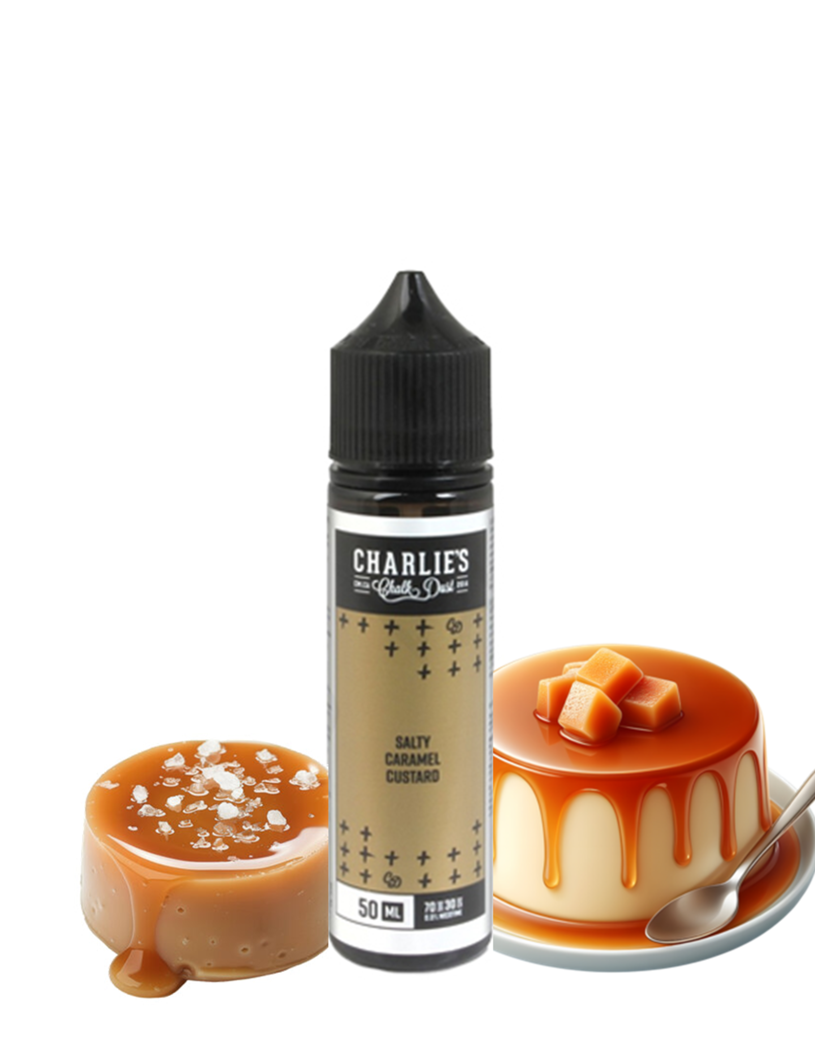 Charlies Chalkdust Charlie's Chalk Dust - Salty Caramel Custard 50ml
