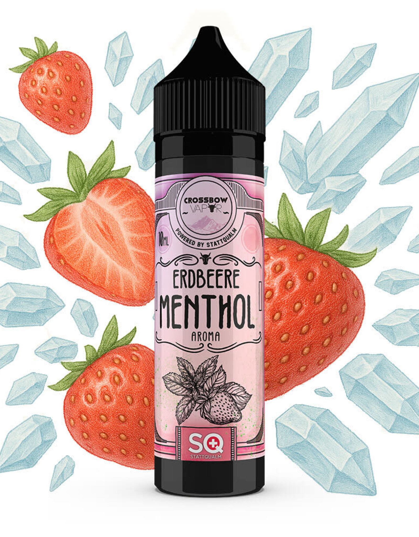 Crossbow Crossbow - Erdbeere Menthol 10ml Longfill (Aroma)
