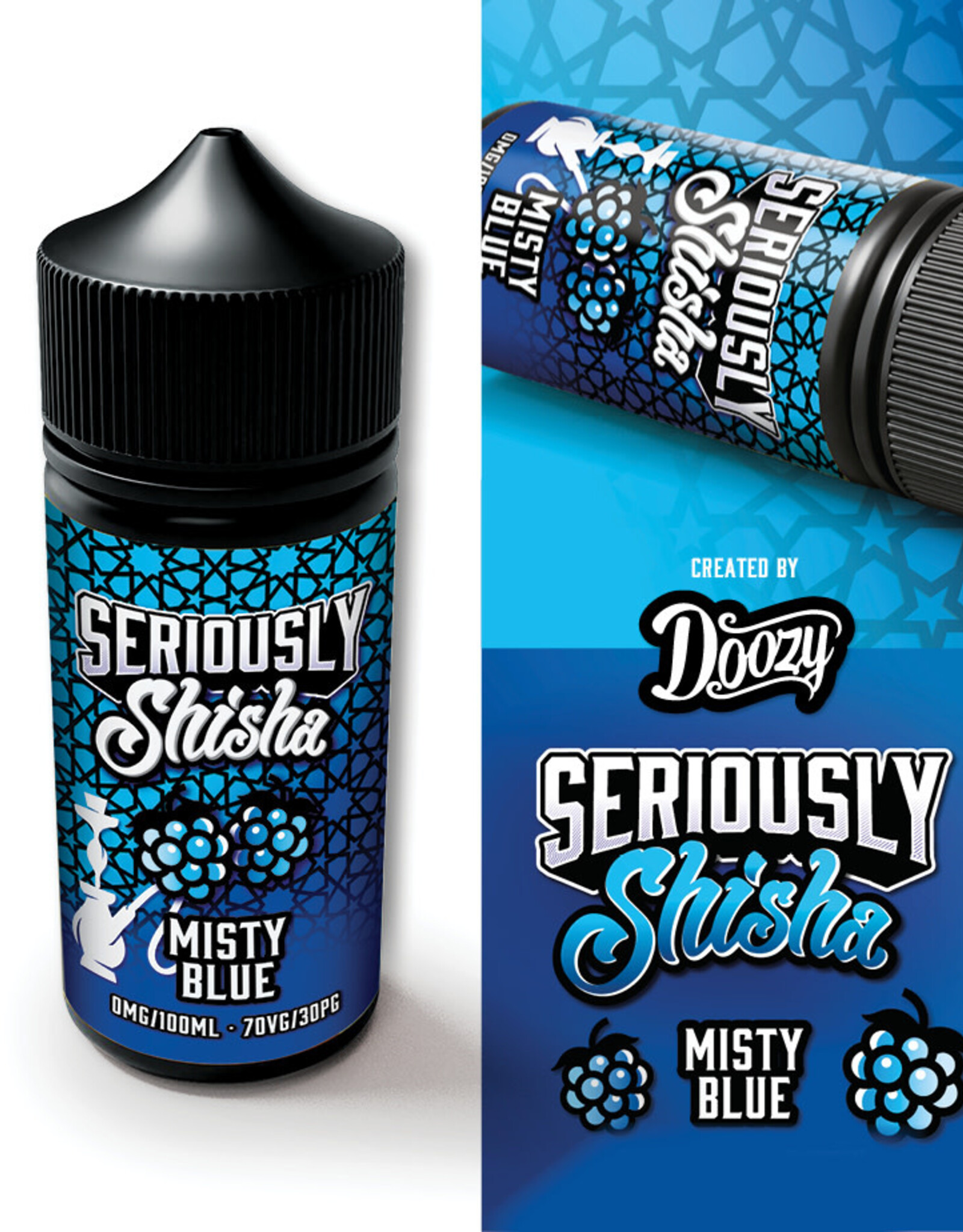 Doozy Vape Seriously Shisha Misty Blue 100ml