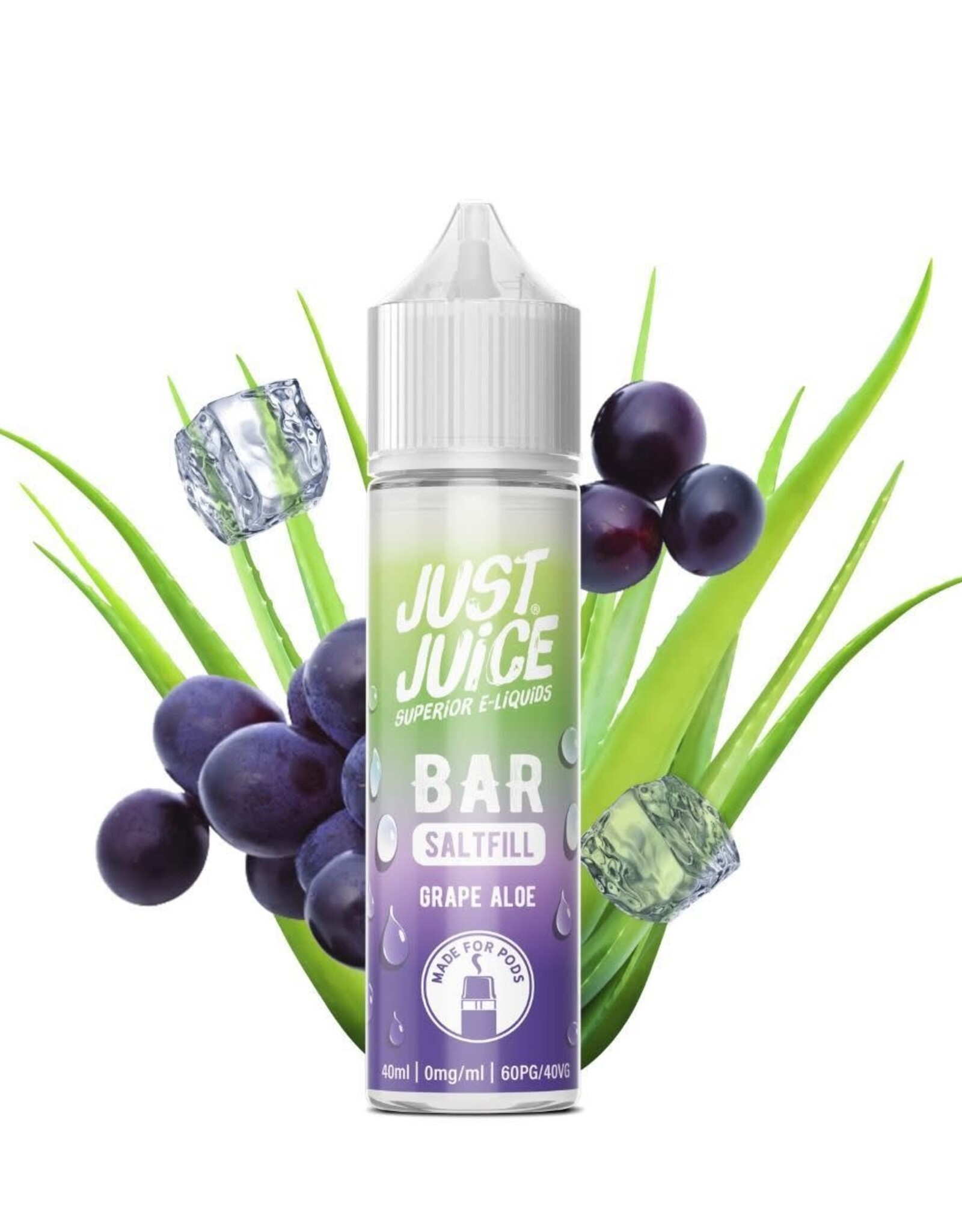 Just Juice Just Juice - BAR Saltfill - Grape Aloe 40ml