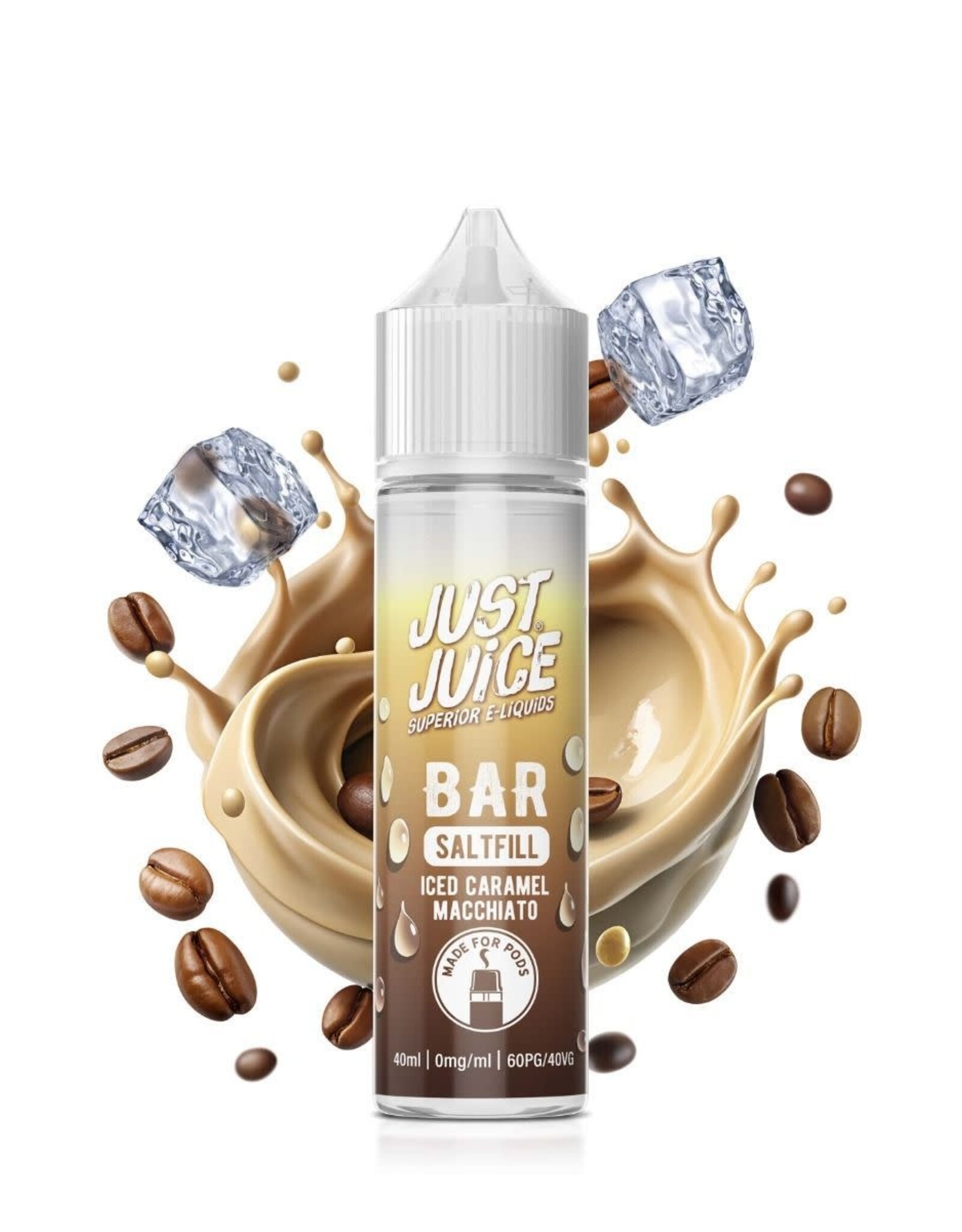 Just Juice Just Juice - BAR Saltfill - Iced Caramel Macchiato 40ml