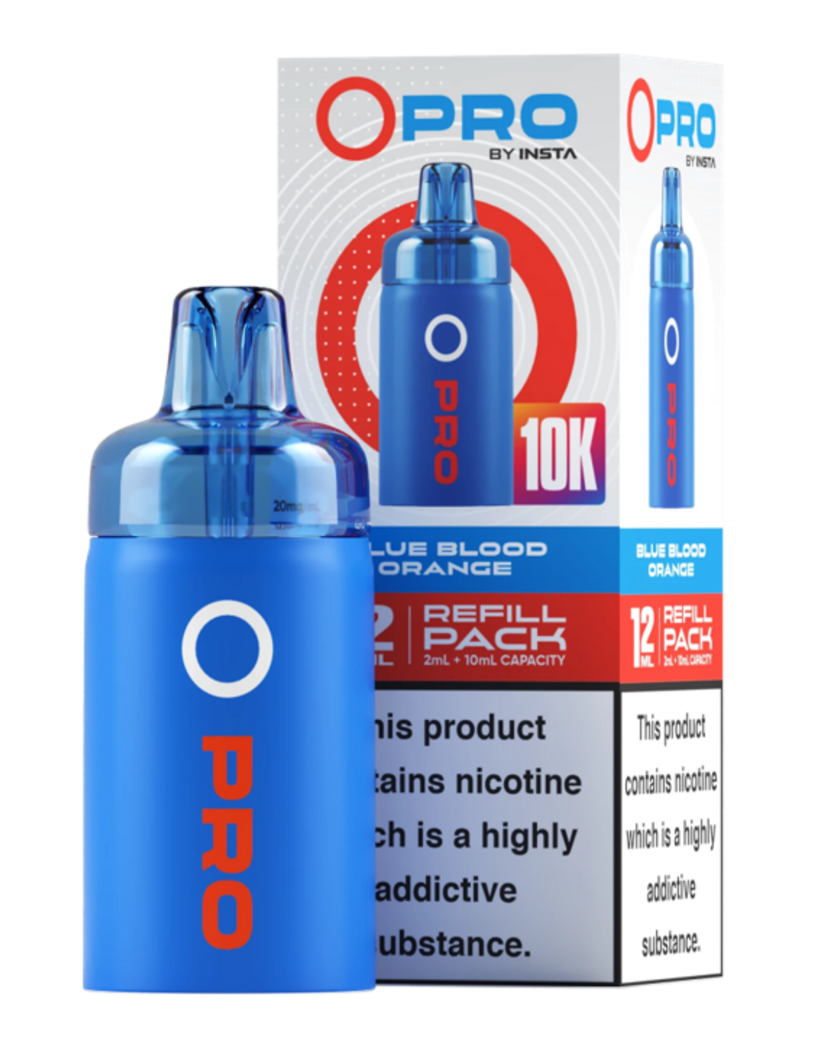 Insta Instaflow O Pro Refill - Blue Blood Orange