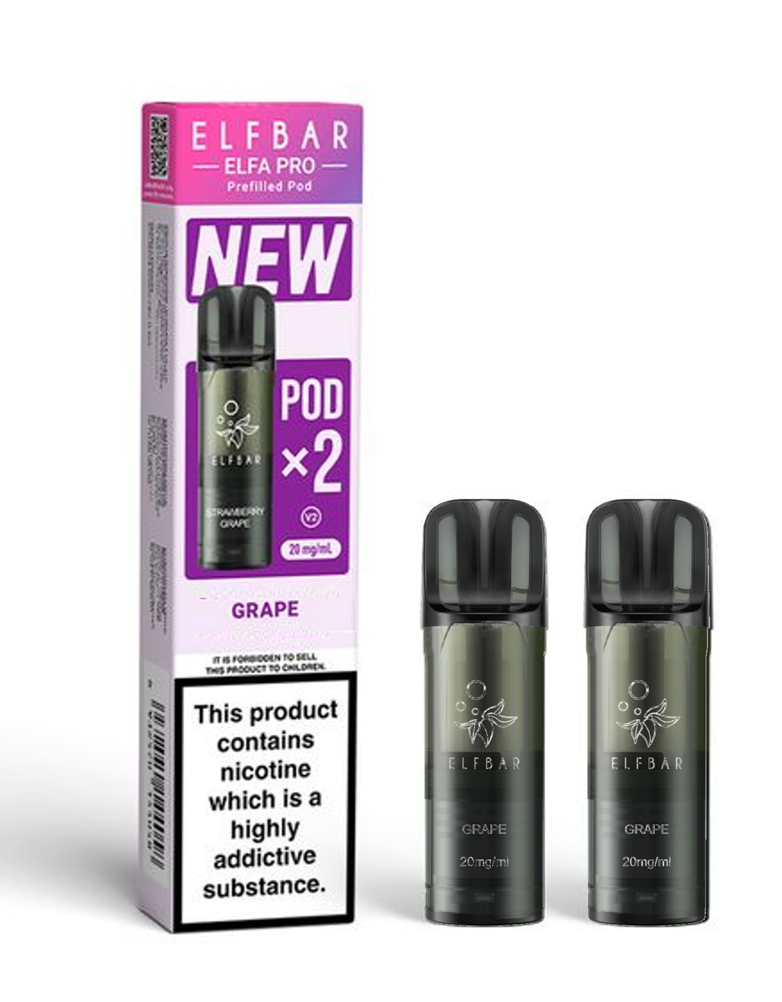 Elf Bar Elf Bar Elfa PRO V2 PODs - Grape (2er-pack)
