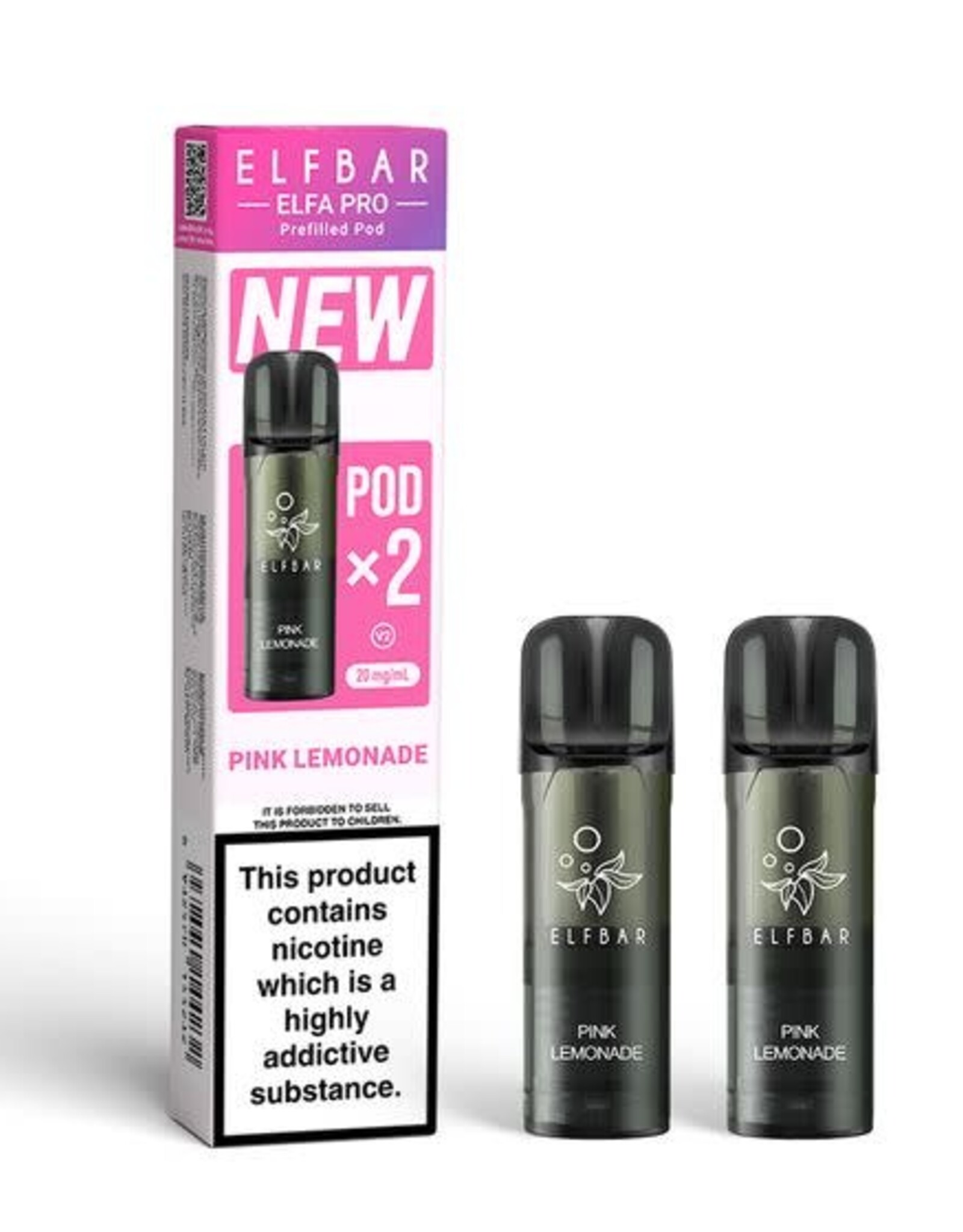 Elf Bar Elf Bar Elfa PRO V2 PODs - Pink Lemonade (2er-pack)