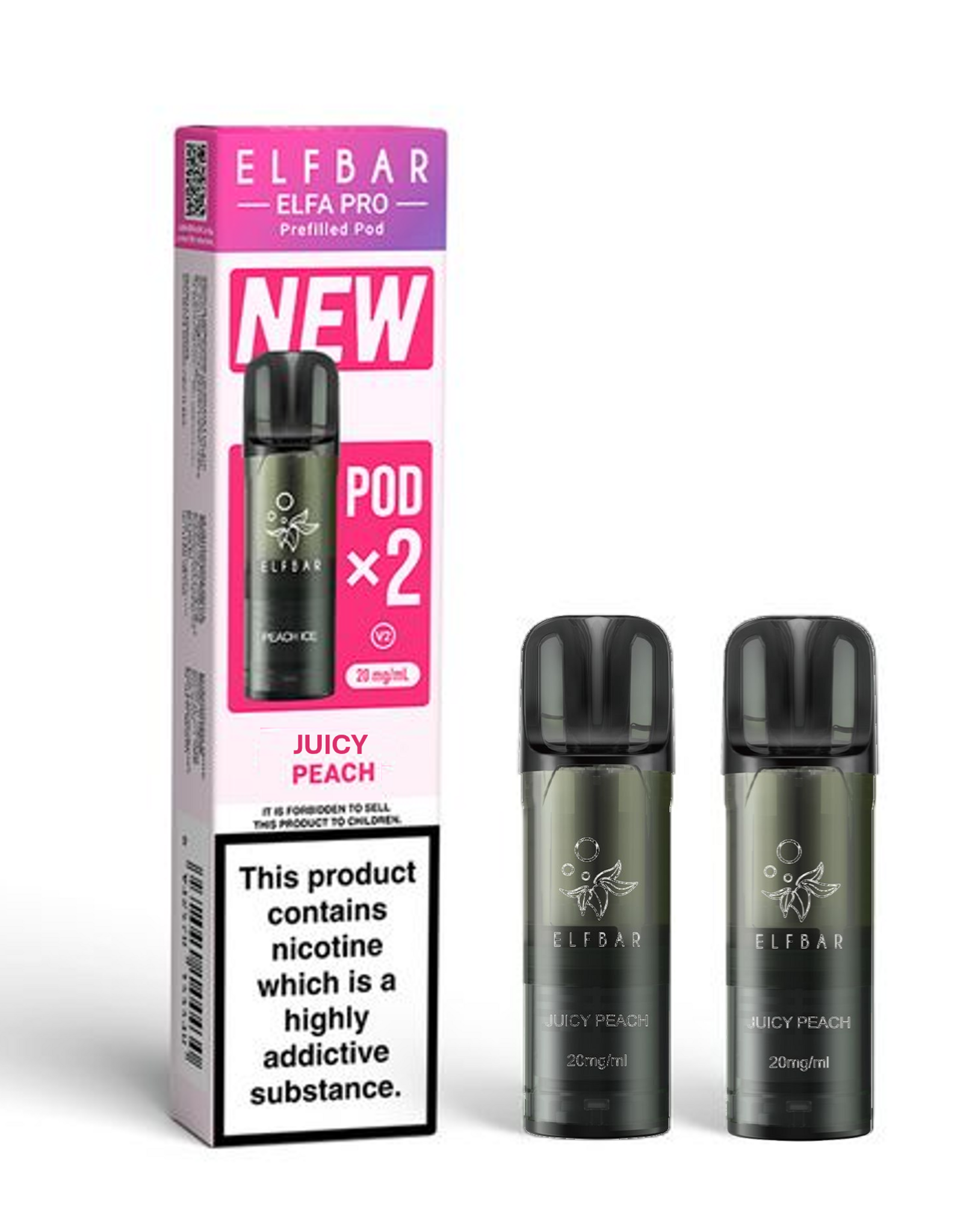 Elf Bar Elf Bar Elfa PRO V2 PODs - Juicy Peach (2er-pack)