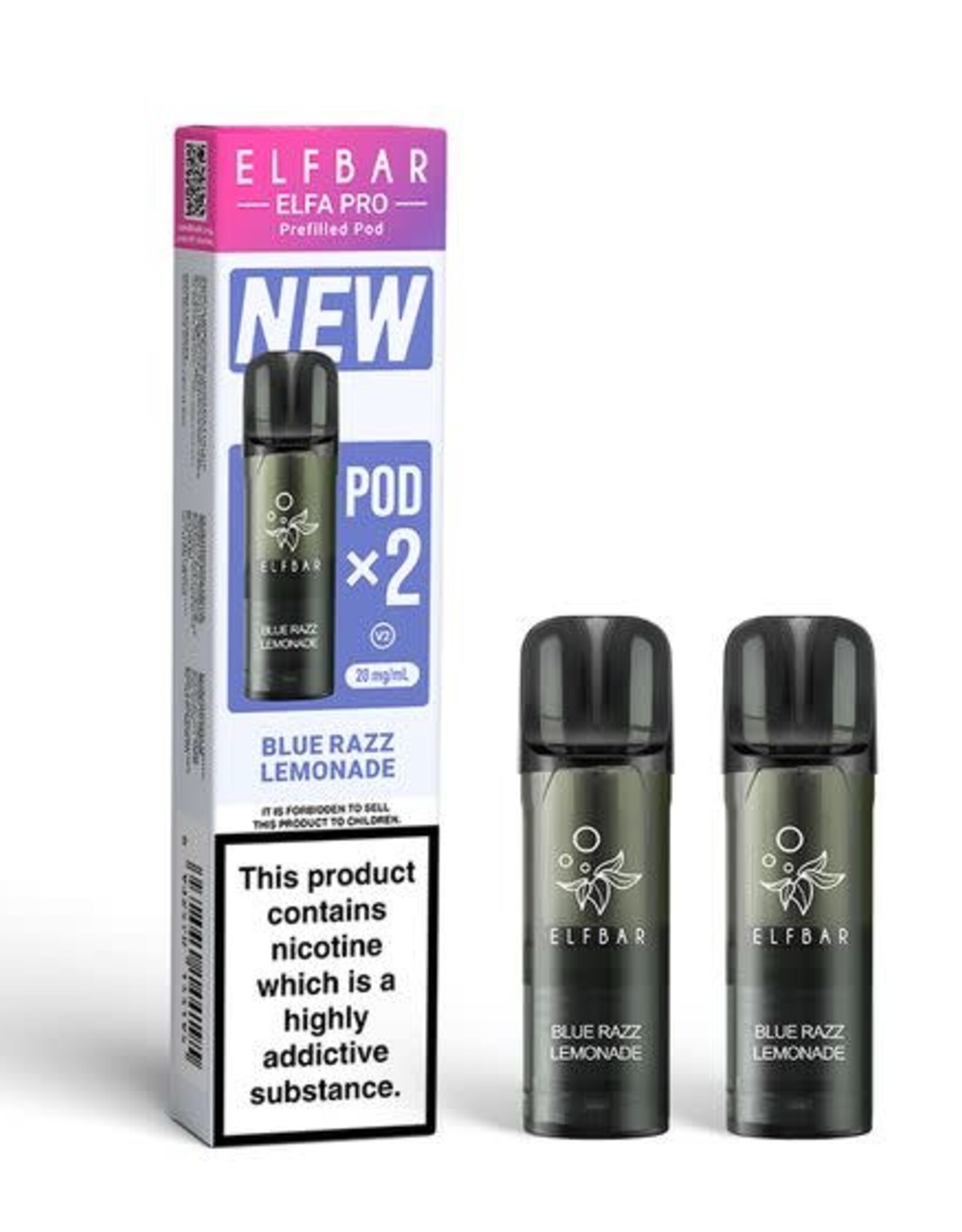 Elf Bar Elf Bar Elfa PRO V2 PODs - Blue Razz Lemonade (2er-pack)