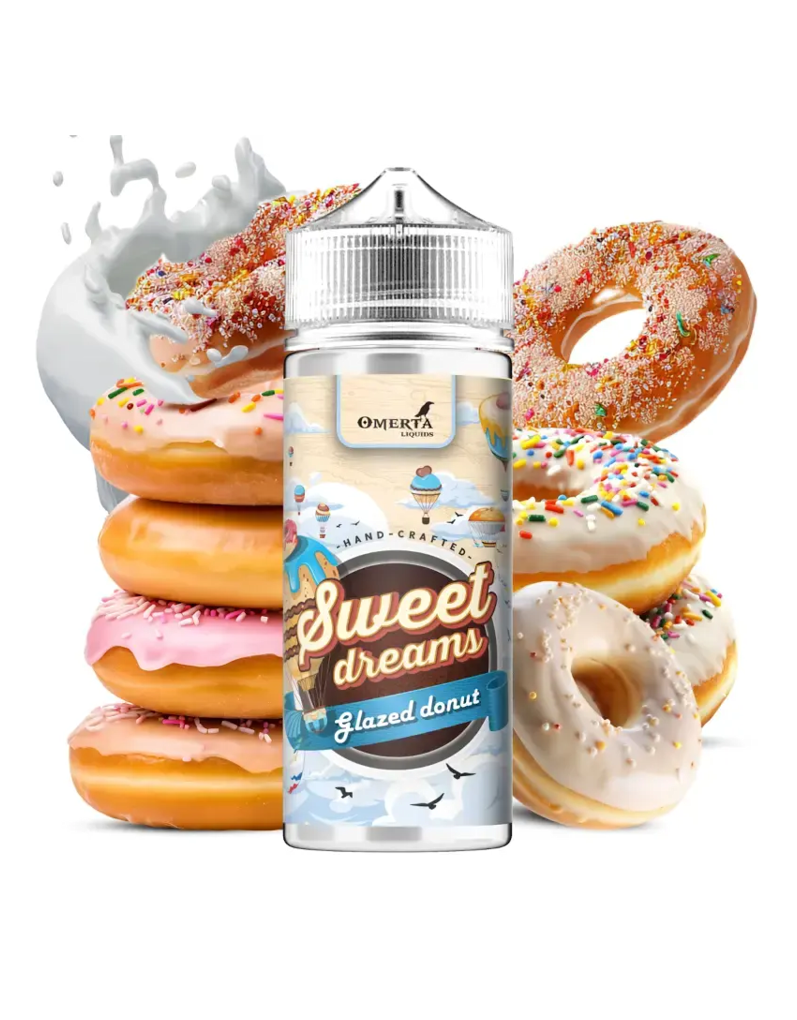 Omerta Omerta - Sweet Dreams Glazed Donut - 80ml Shortfill