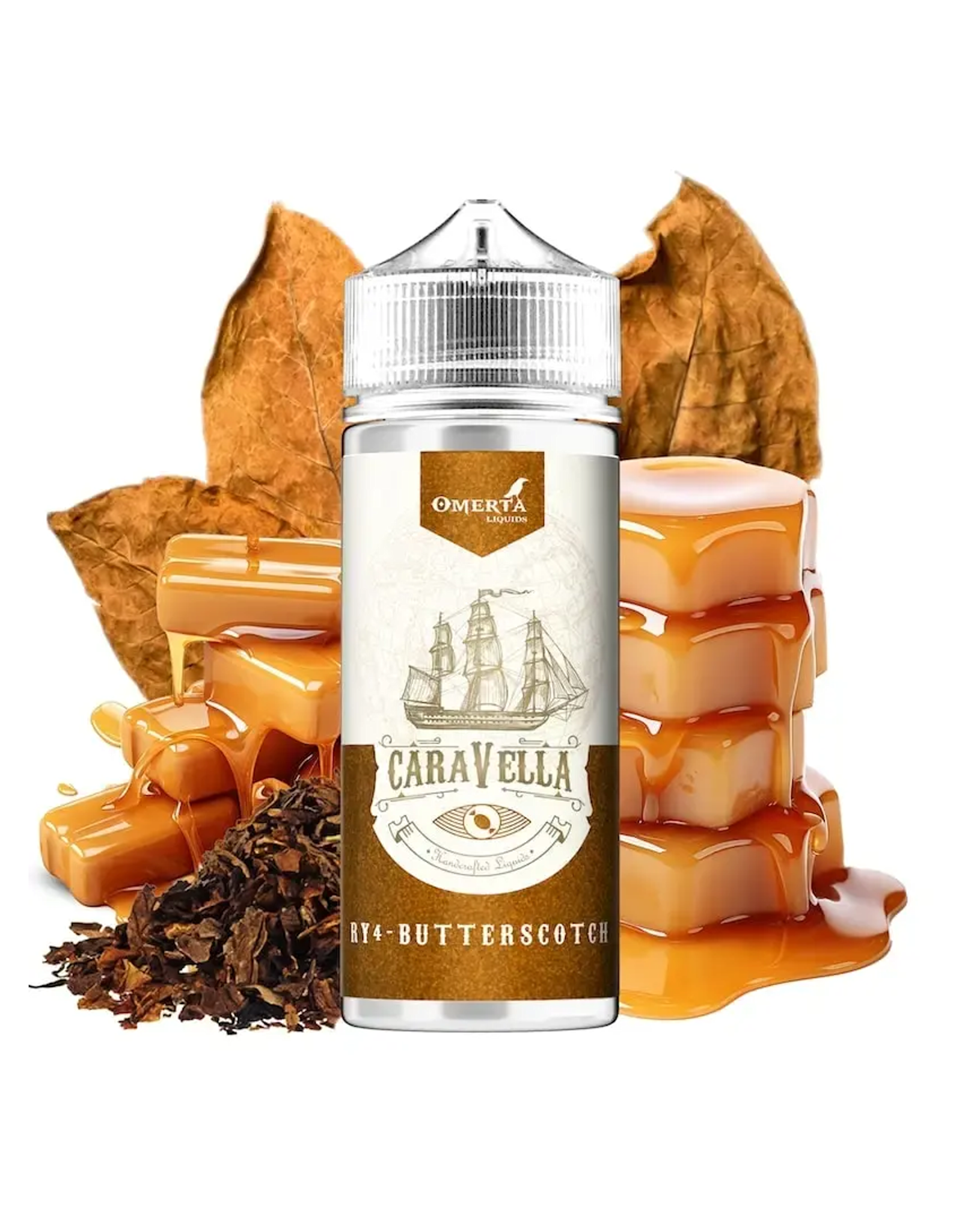 Omerta Omerta - Caravella Ry4 Butterscotch - 80ml Shortfill