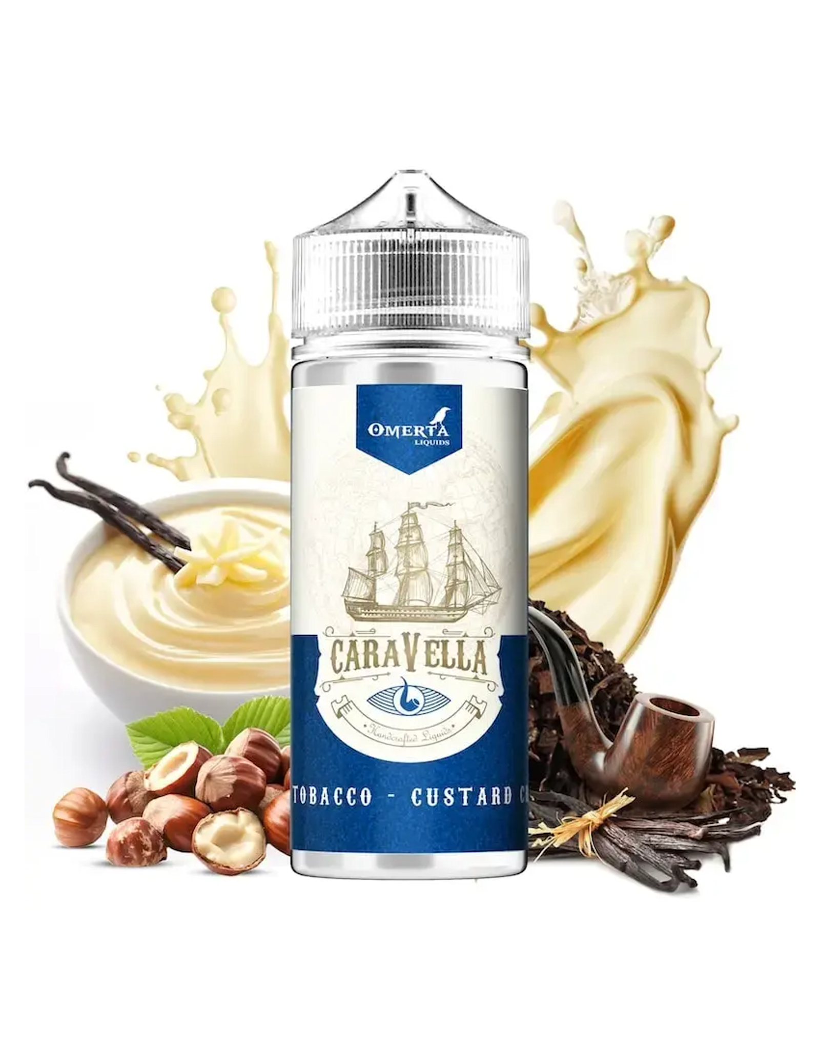 Omerta Omerta - Caravella Pipe Tobacco Custard Cream - 80ml Shortfill