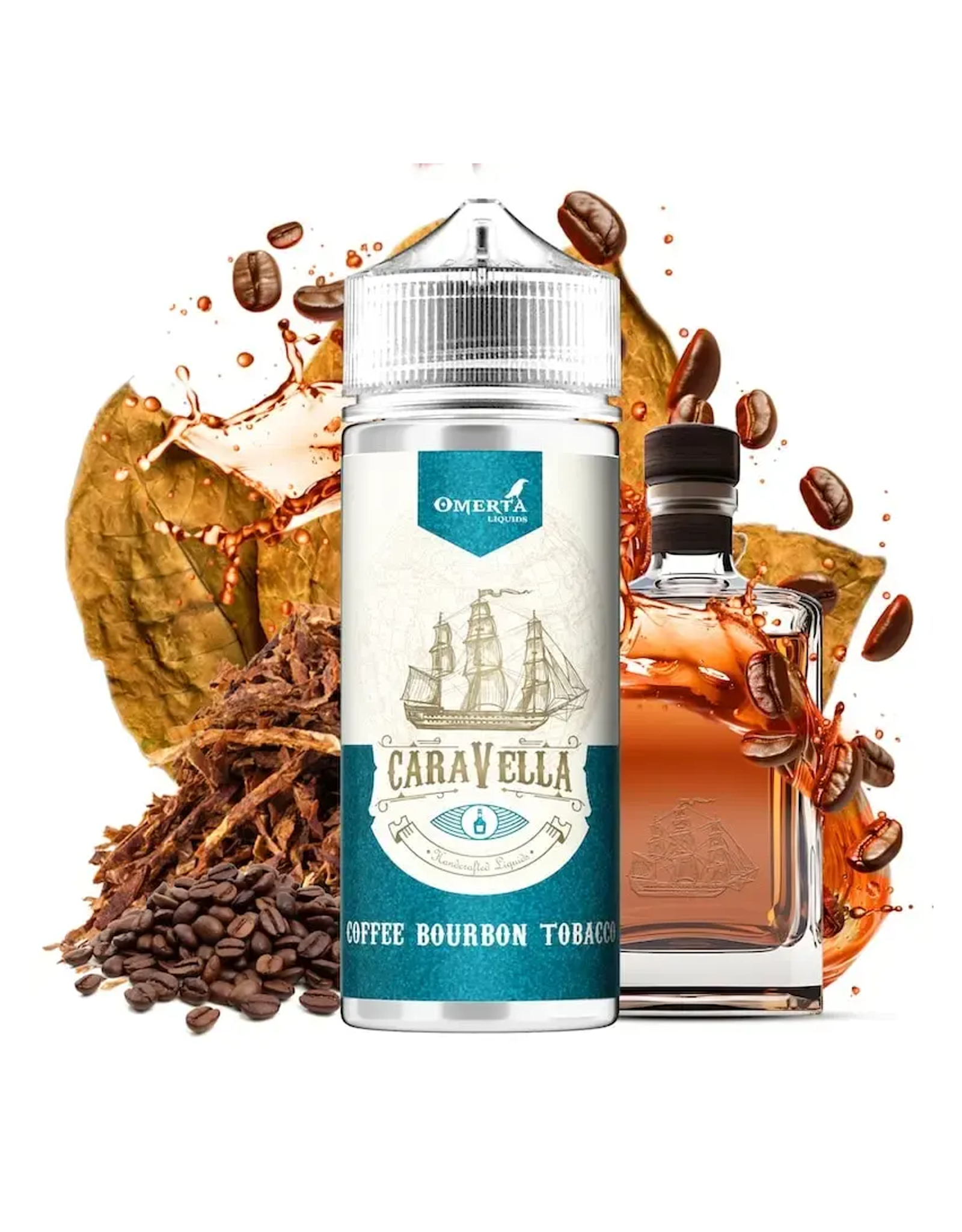 Omerta Omerta - Caravella Coffe Bourbon Tobacco - 80ml Shortfill