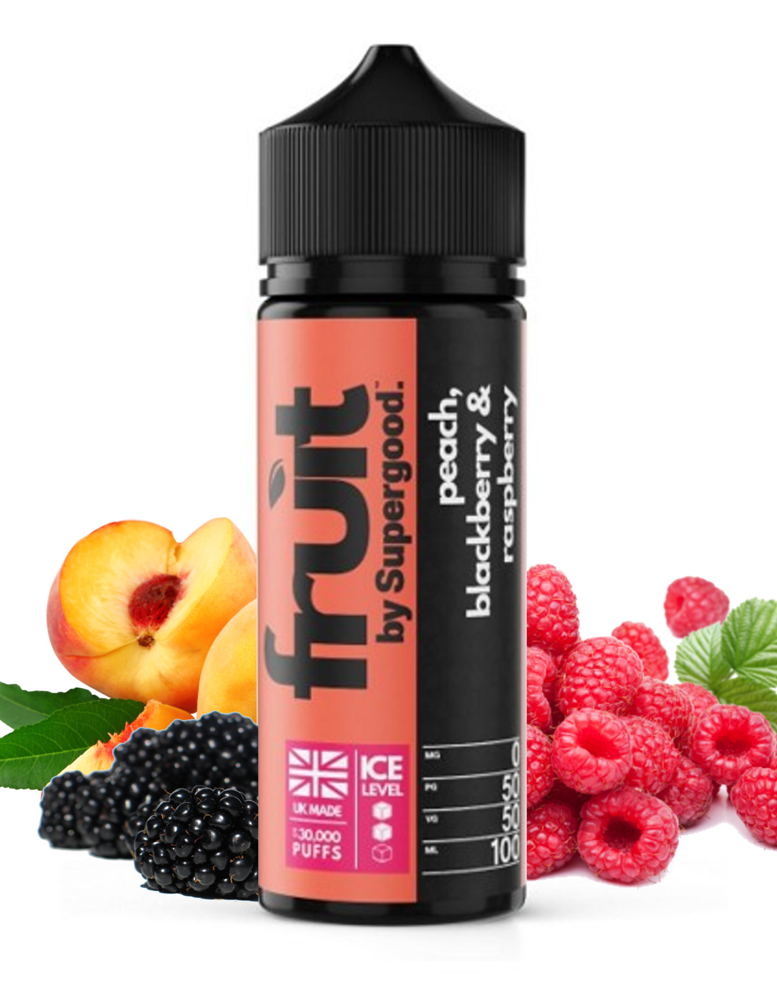 supergood Supergood fruit - peach, blackberry & raspberry 100ml