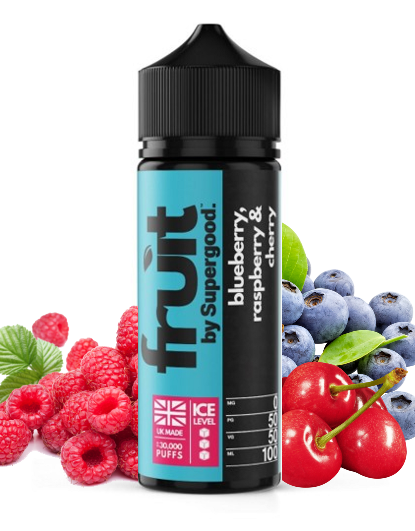 supergood Supergood fruit - blueberry, raspberry & cherry 100ml