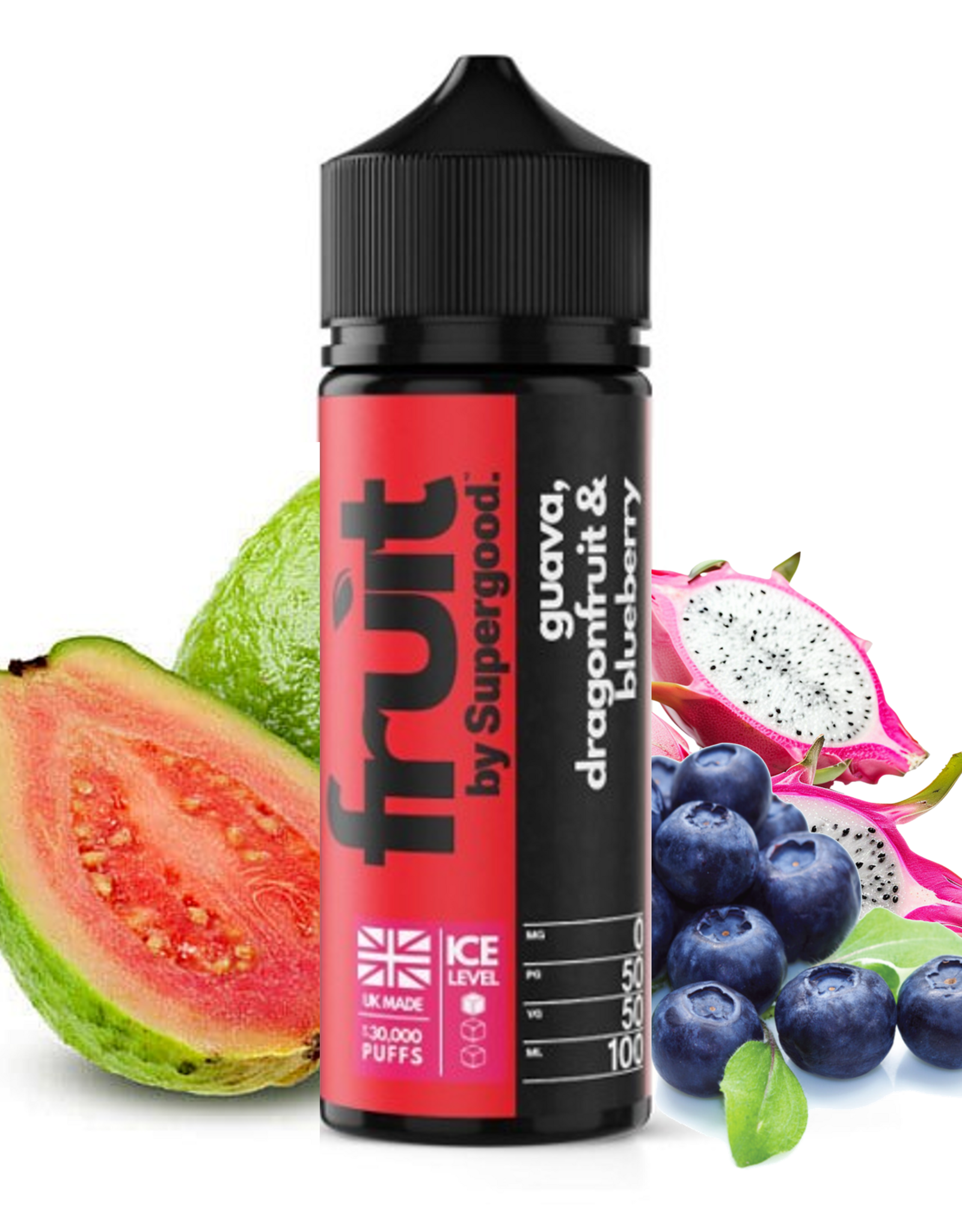 supergood Supergood fruit - guava, dragonfruit & blueberry 100ml