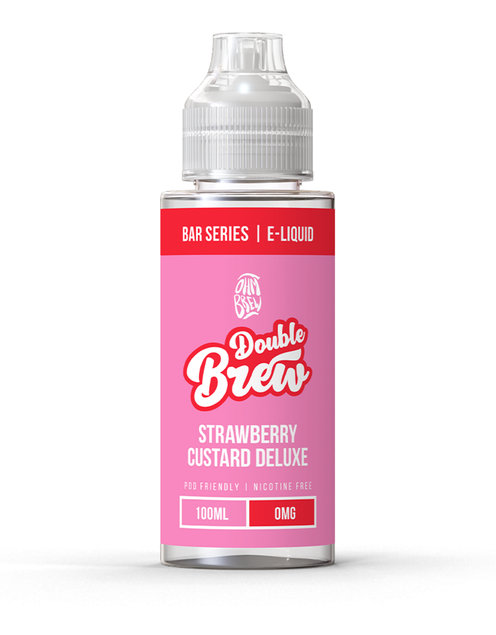 Ohm Brew Ohm Brew - Double Brew - Strawberry Custard Delux 100ml