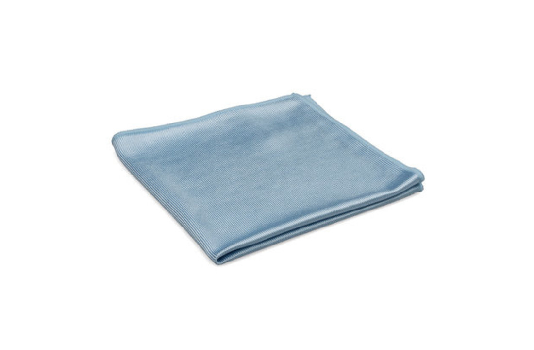 Glasdoek 40 x 40 cm, blauw