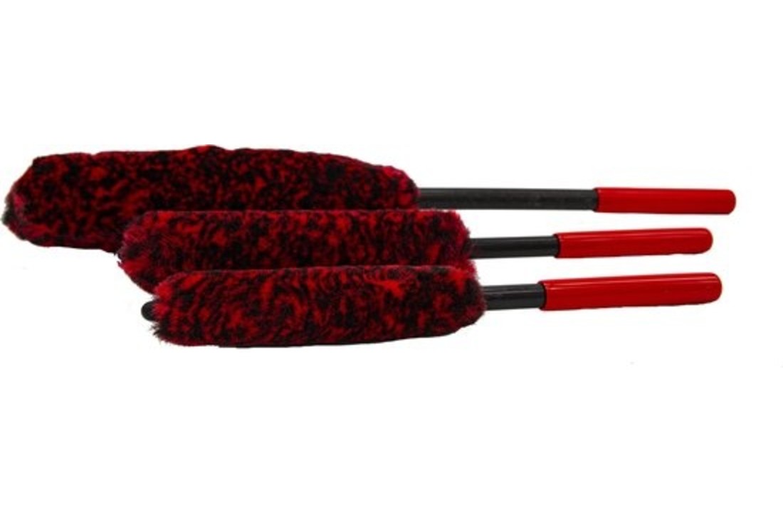 Wheel Woolies 3-pack velgenborstels