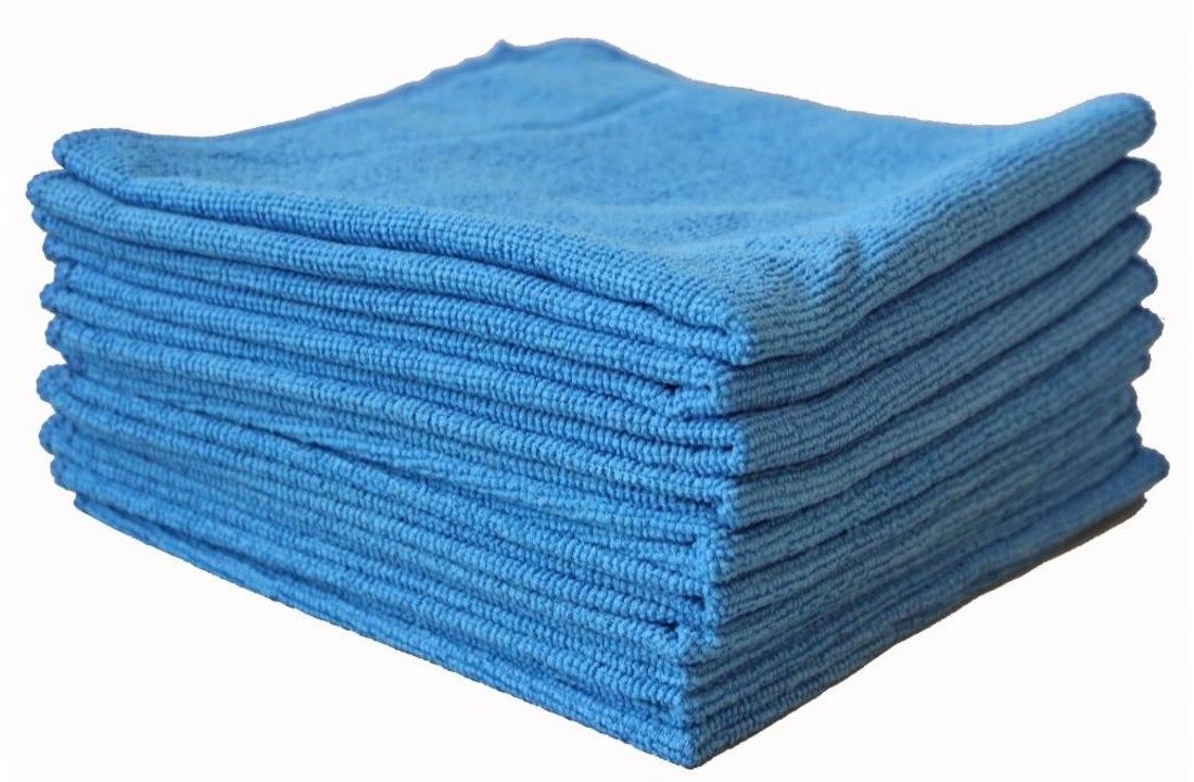 10-pack Microvezeldoek blauw L, 38 x 38 cm