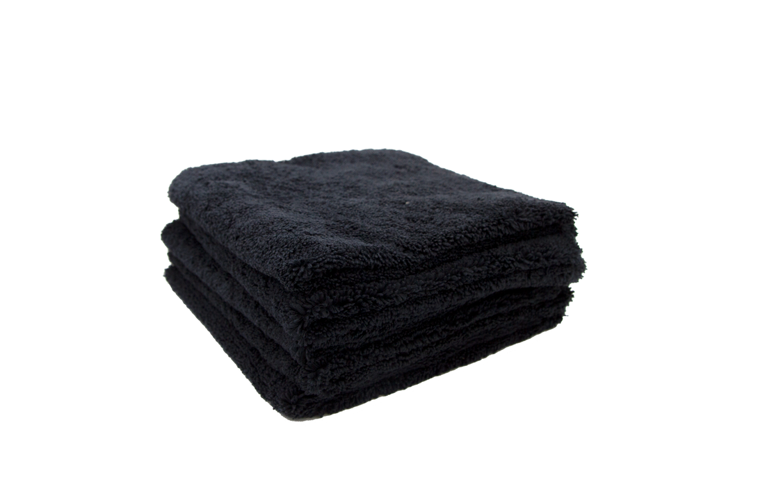 Microvezeldoek "Medium", zwart