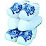 3 Souvenir Clogs, Delft Blue, 8 Cm / 3.15 Inch