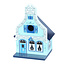 Birdhouse, Traditional Dutch House, Green - Delft Blue