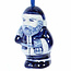 Kerstbal, Delfts Blauw, Kerstman
