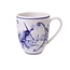 Delft Blue Coffee Mug with a Dutch Landscape with a Windmill 2, 400 ml / 13,5 oz