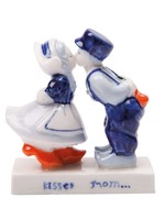 Delft Blue Kissing Couple (10 cm)