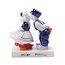 Delft Blue Kissing Couple (10 cm)