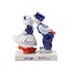 Delft Blue Kissing Couple (8 cm)