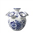 Heinen Delfts Blauw Delft Blue Tulip Vase, Floral Design, Large